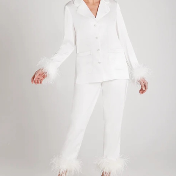 NADINE MERABI DARCIE WHITE PAJAMAS